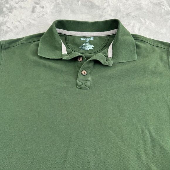 Other - Duluth Trading Shirt Mens XXL Green No Polo Cotton Knit Outdoors Workwear Golf